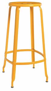 Chaises nicolle nicolle metal sgabello struttura in metallo in varie finiture, struttura metallo, colore giallo narciso, dimensione sgabello altezza 80