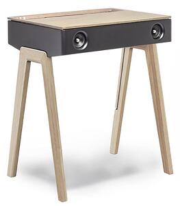 La boite concept lx diffusori acustici wireless in legno, finiture quercia