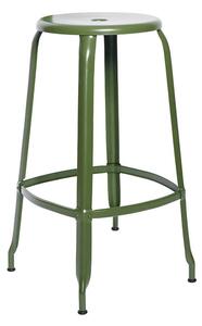 Chaises nicolle nicolle metal sgabello struttura in metallo in varie finiture, colore verde oliva, struttura metallo, dimensione sgabello altezza 75