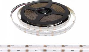 Striscia LED COB RGBW 20W/m Multicolore e B. Naturale 24VDC, IP20, 5m Professional Colore RGBW