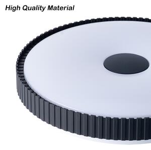 Brilagi - Plafoniera LED dimmerabile CORVO LED/72W/230V 3000-6000K nero diam. 50 cm + telecomando