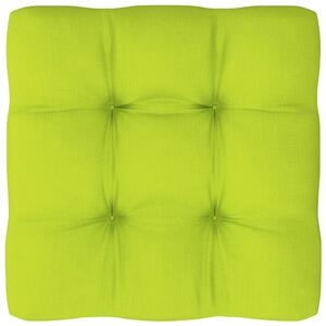 Cuscino per Divano Pallet Verde Brillante 80x80x10 cm