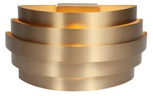 HighLight Applique Scudo, ottone, larghezza 25 cm, alluminio, G9