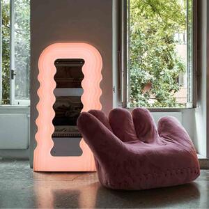 Poltronova ultrafragola specchio di design disegnato da ettore sottsass jr