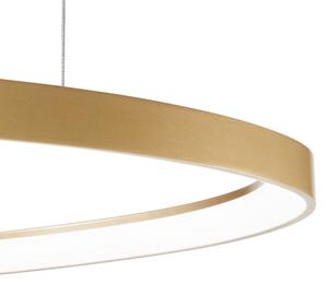 Ideal Lux - Lampadario a sospensione con filo LED dimmerabile GEMINI LED/48W/230V diametro 61 cm oro