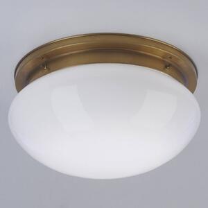 Berliner Messinglampen Plafoniera soffitto Harry, dimmerabile, Ottone / Oro, Soggiorno / Sala da pranzo, Ottone, Antico, Plafoniera