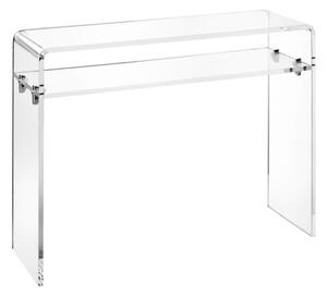 Consolle plexiglass armonia con ripiano