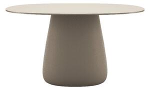 Qeeboo cobble table top hpl tavolo da esterno disegnato da elisa giovannoni, colore ottawa, dimensione l135 x p104 x h75