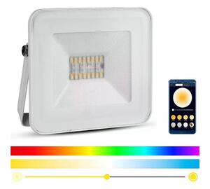 Proiettore LED Smart dimmerabile RGB LED/20W/230V IP65 bianco
