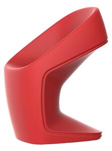 Vondom ufo chair di ora ïto sedia da esterno o interno in resina di polietilene, finiture rosso opaco