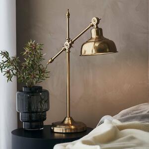 Markslöjd Lampada da tavolo Grimstad, colore ottone antico, ferro, altezza 56cm