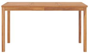Tavolo da Pranzo da Giardino 140x80x77 cm in Massello di Teak