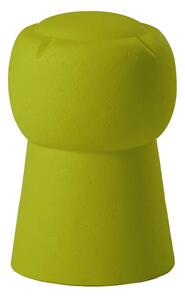 Slide design cin cin sgabello a forma di tappo di champagne in varie finiture, colore lime green