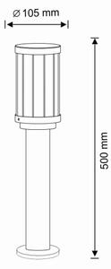 Lampada da esterno FIORD 1xE27/10W/230V IP44