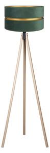 Duolla - Lampada con piedistallo DUO 1xE27/60W/230V diametro 44 cm verde/beige