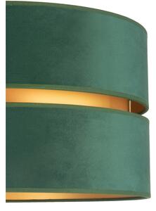 Duolla - Lampada con piedistallo DUO 1xE27/60W/230V diametro 44 cm verde/marrone