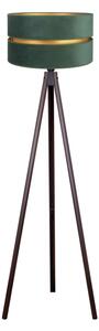 Duolla - Lampada con piedistallo DUO 1xE27/60W/230V diametro 44 cm verde/wenge