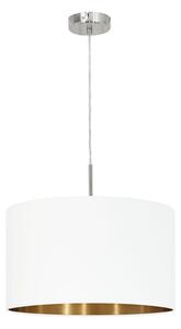Eglo 78695 - Lampadario a cavo PASTERI 1xE27/60W/230V bianco