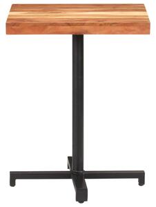 Tavolino da Bistrot Quadrato 60x60x75 cm in Massello di Acacia