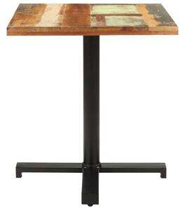 Tavolo da Bistrot Quadrato 70x70x75 cm in Massello di Recupero
