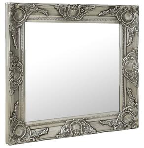 Specchio da Parete Stile Barocco 50x50 cm Argento