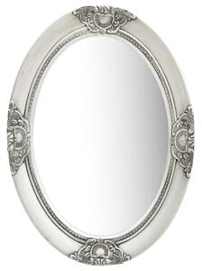 Specchio da Parete Stile Barocco 50x70 cm Argento