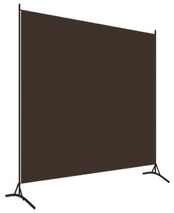 Paravento Marrone 175x180 cm in Tessuto