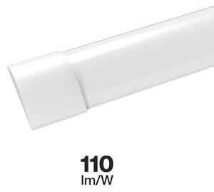 Plafoniera LED Slim Lineare, 60cm, 20W, 2200lm Colore Bianco Naturale 4.000K
