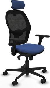 Sedia da ufficio con poggiatesta Jorquera Piqueras y Crespo 3D036N2 Blu marino