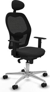 Sedia da ufficio con poggiatesta Jorquera Piqueras y Crespo 1D086N1 Nero