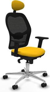 Sedia da ufficio con poggiatesta Jorquera Piqueras y Crespo 2D086N1 Giallo