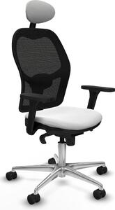Sedia da ufficio con poggiatesta Piqueras y Crespo 3D086N1 Bianco