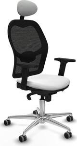 Sedia da ufficio con poggiatesta Piqueras y Crespo 2D086G1 Bianco
