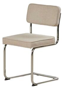 Sedia da pranzo beige imbottito a dondolo Rupert – Unique Furniture