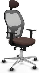 Sedia da ufficio Piqueras y Crespo 1D086G1 Grigio Marrone scuro