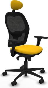 Sedia da ufficio con poggiatesta Jorquera Piqueras y Crespo 3D036N1 Giallo