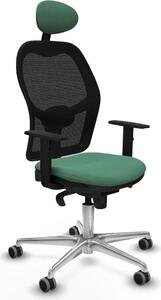 Sedia da ufficio con poggiatesta Jorquera Piqueras y Crespo 1D086G1 Verde smeraldo