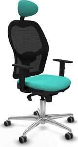 Sedia da ufficio con poggiatesta Jorquera Piqueras y Crespo 1D086G1 turchese