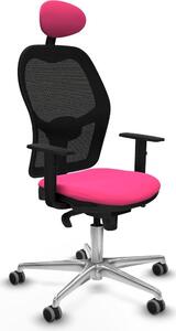 Sedia da ufficio con poggiatesta Jorquera Piqueras y Crespo 1D086G1 Rosa