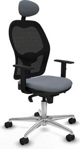 Sedia da ufficio con poggiatesta Jorquera Piqueras y Crespo 1D086N1 Grigio