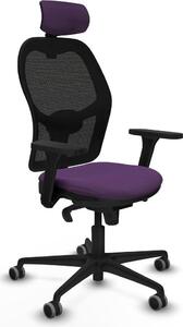 Sedia da ufficio con poggiatesta Jorquera Piqueras y Crespo 3D036G2 Viola