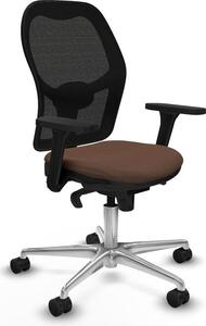 Sedia da ufficio Jorquera Piqueras y Crespo 3D086N0 Nero Marrone scuro
