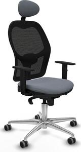 Sedia da ufficio con poggiatesta Jorquera Piqueras y Crespo 1D086G1 Grigio