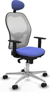 Sedia da ufficio con poggiatesta Jorquera Piqueras y Crespo 1D086N1 Blu chiaro