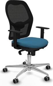 Sedia da ufficio Piqueras y Crespo 1D086G0 Nero Verde petrolio
