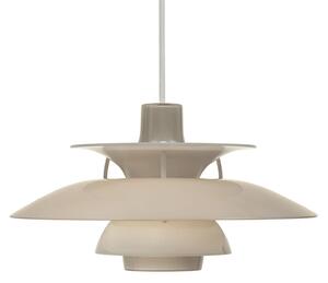 Lampada a sospensione Louis Poulsen, PH 5 320, dimmerabile, Beige, Sala da pranzo, Plastica, Design