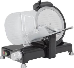 R.G.V. Affettatrice Elettrica Potenza 140 Watt Lama 25 cm in Acciaio colore Nero - 90445 Luxury 25 Black Edition