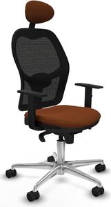 Sedia da ufficio Piqueras y Crespo 1D086N1 Marrone Nero