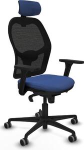 Sedia da ufficio con poggiatesta Jorquera Piqueras y Crespo 3D036G2 Blu navy