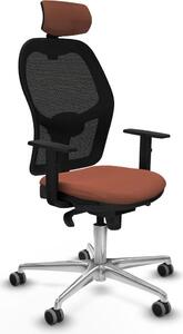Sedia da ufficio con poggiatesta Jorquera Piqueras y Crespo 1D086G2 Marrone Nero